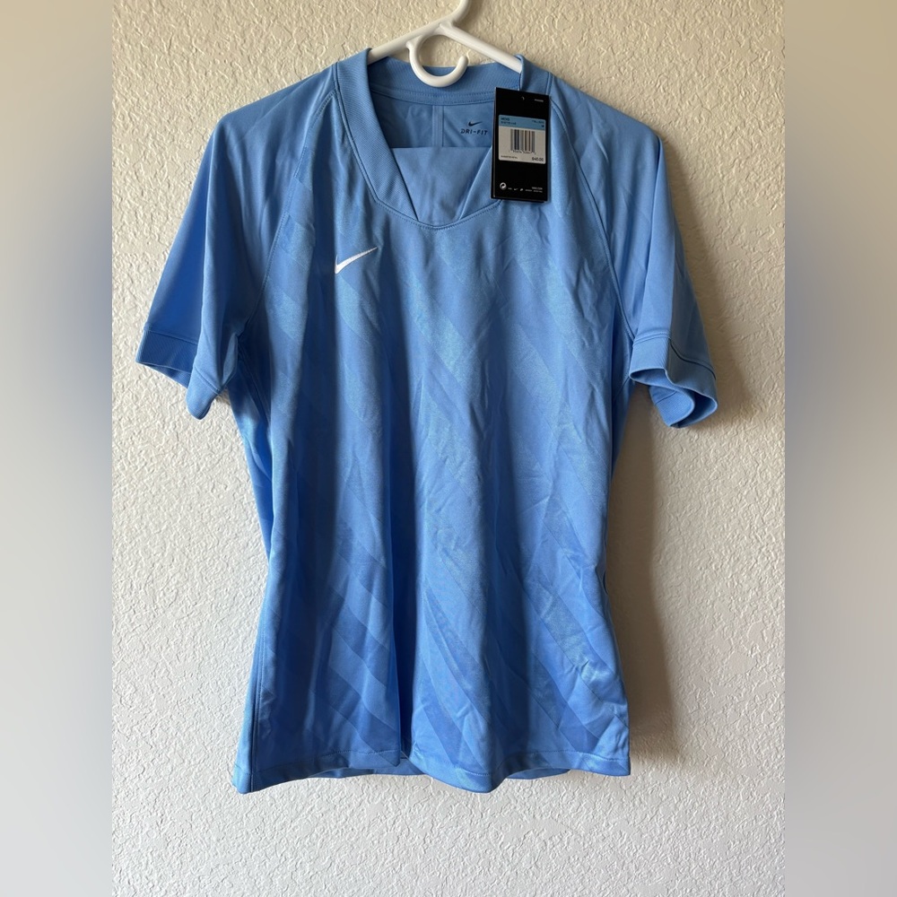 Men Nike Sky Blue Dri-FIT Shirt